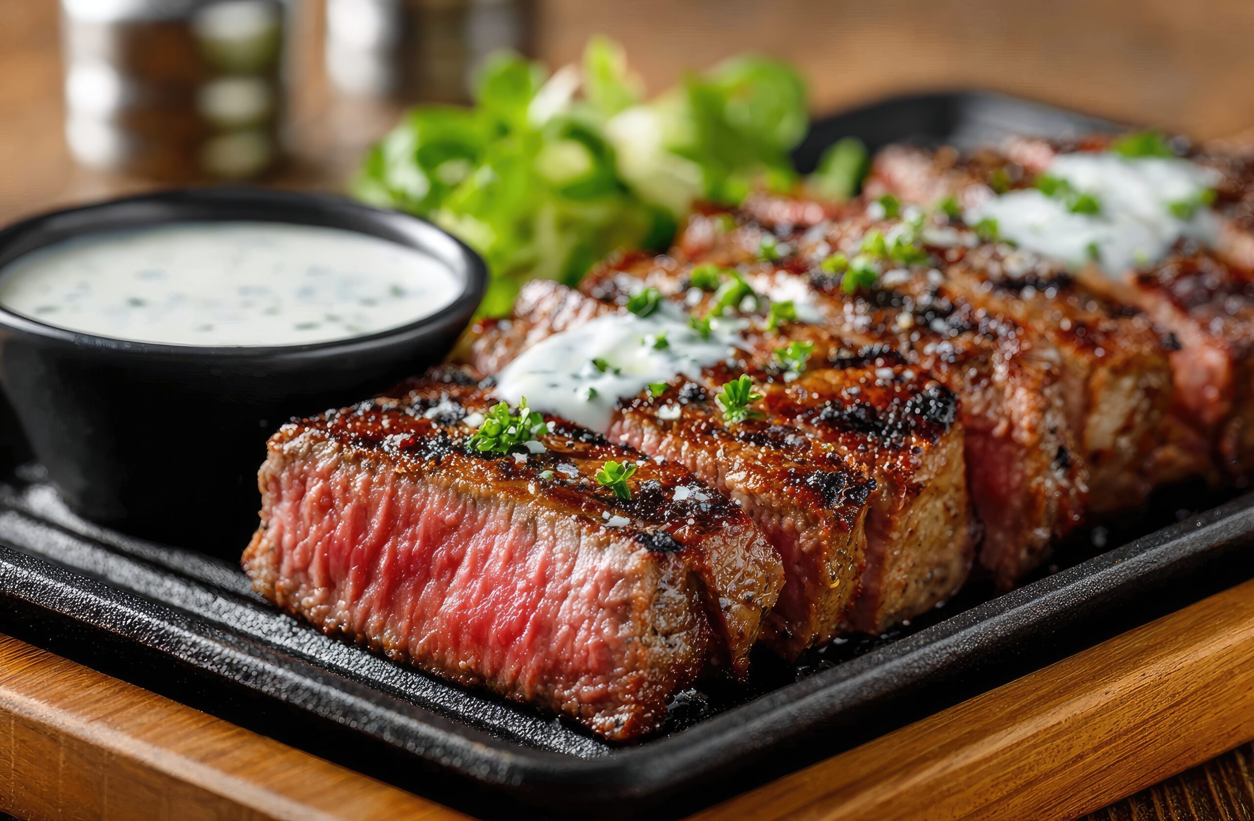Angus beef flat iron steak