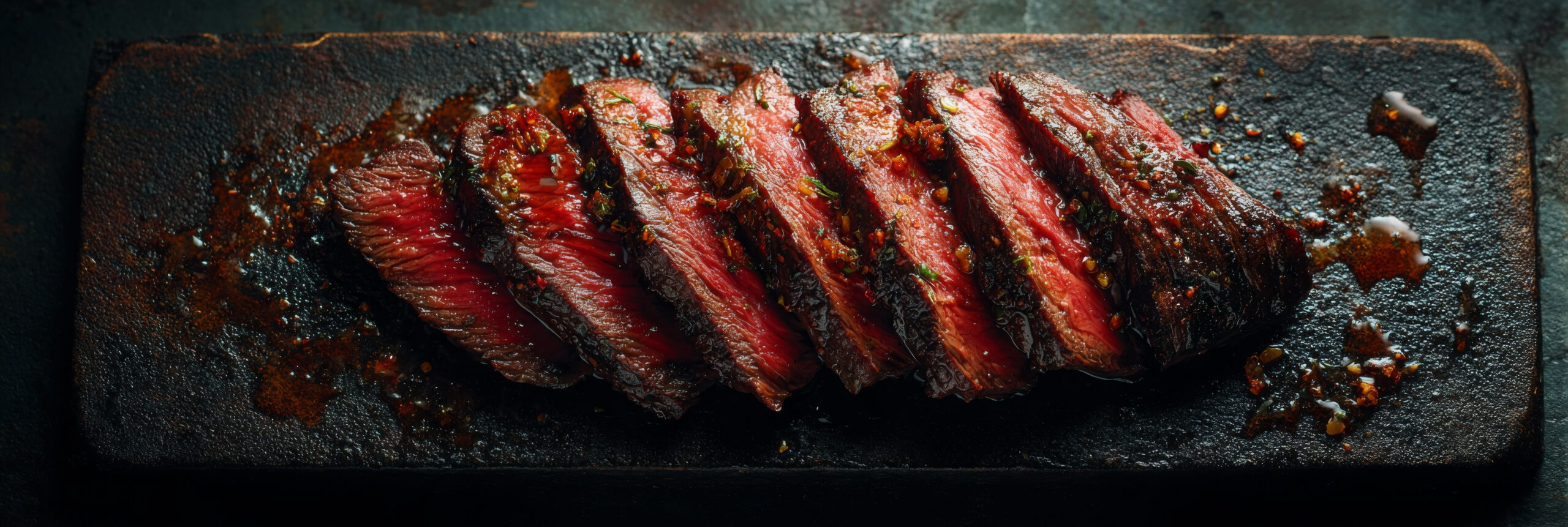 flank steak substitute, sliced hanger steak