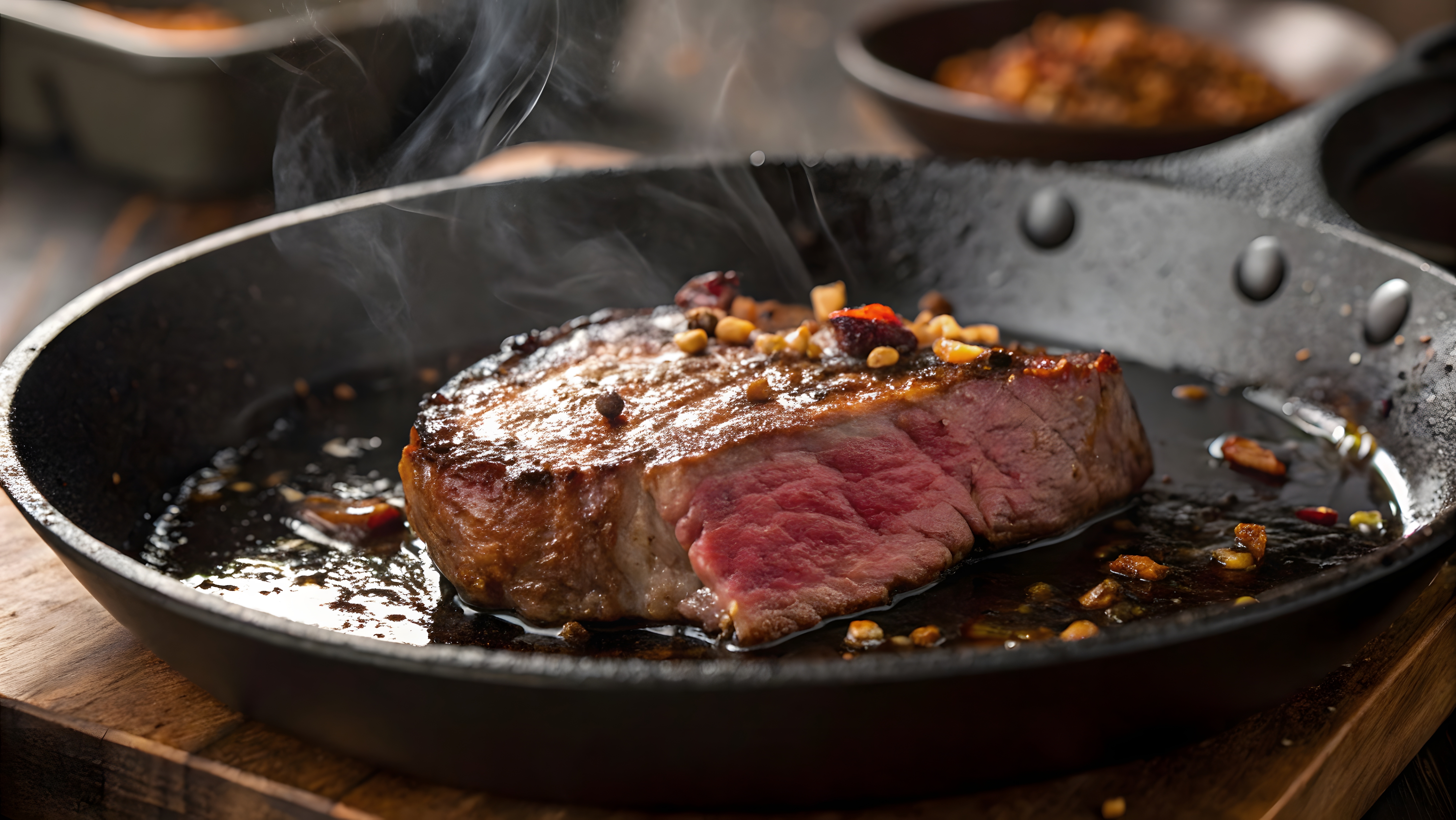 Angus beef flat iron steak