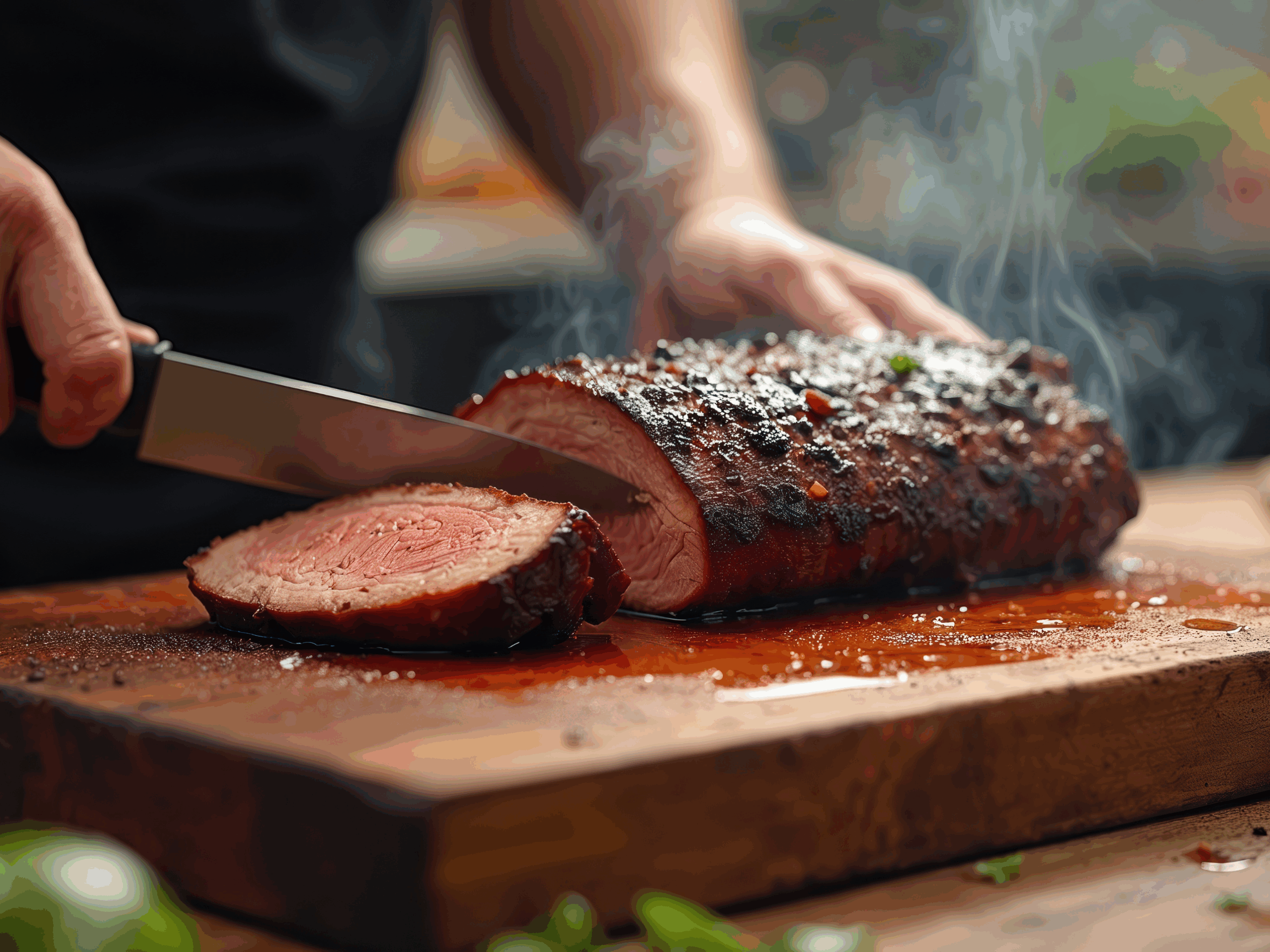 smoked meats for dinner