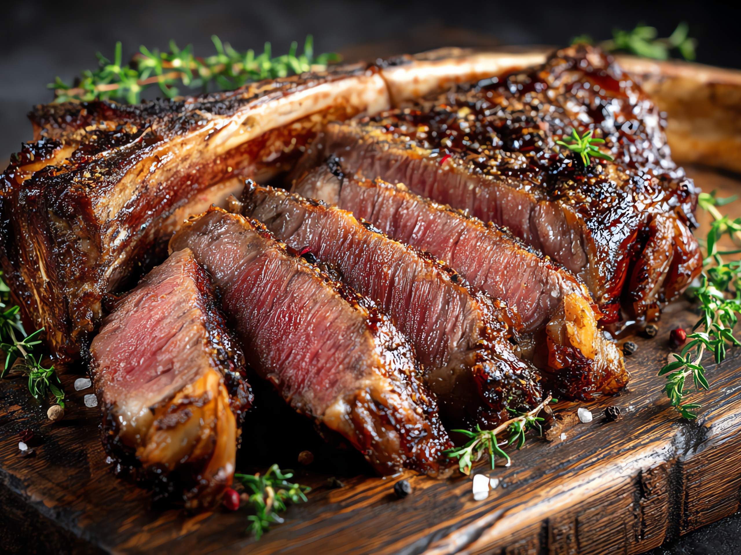 how to sear a thick steak